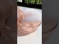 I am satisfied with clear pinkish slime, asmr