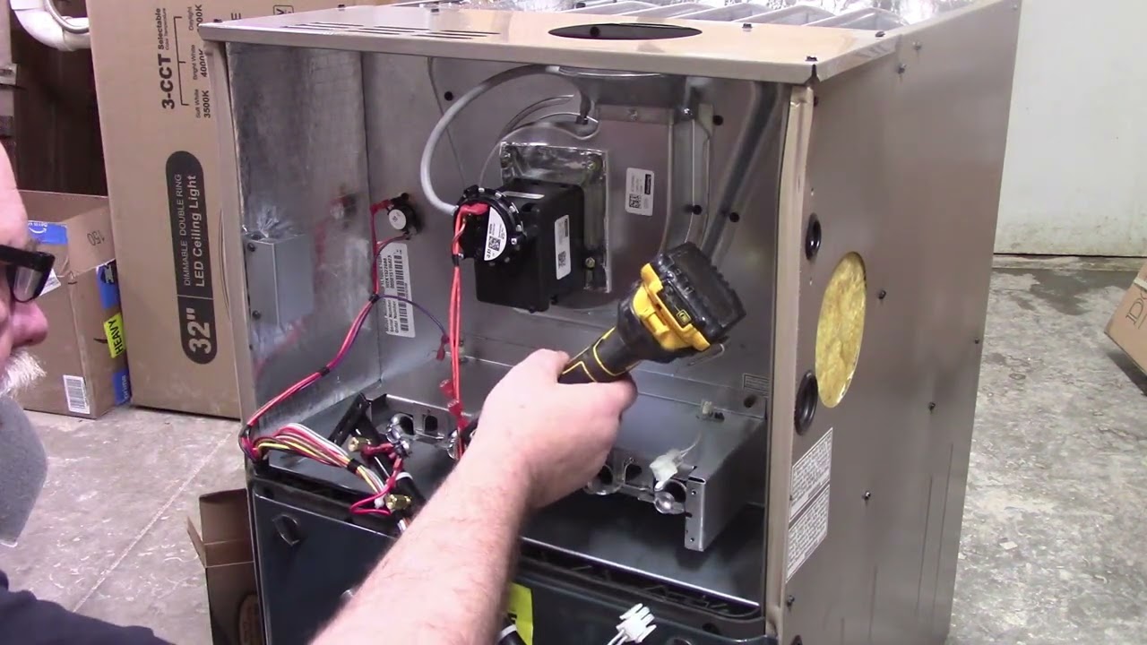 Converting a natural gas furnace to propane