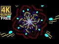 ✔️Flat Colorful VJ Loops 4K Visual Drum and Bass
