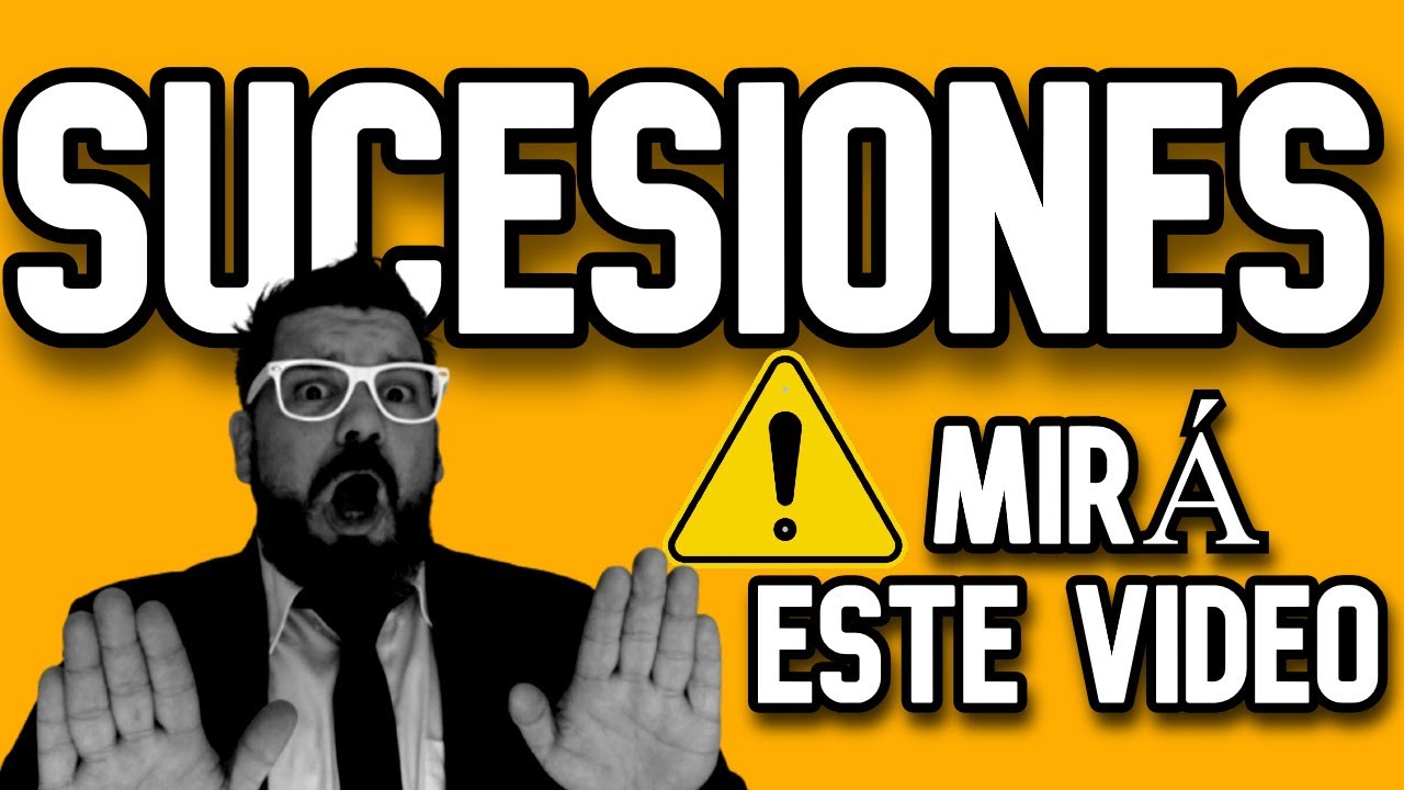 🔴 No hagas una SUCESION sin ver esto - Curso de SUCESIONES derecho Argentino - Abogacía