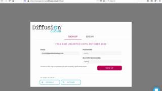 Get Started With Diffusion Cloud.