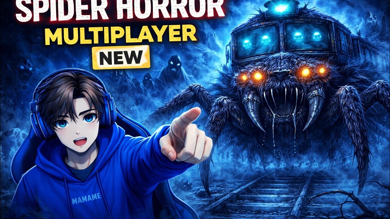 Spider horror multiplayer hard gameplay 😱😱😱