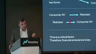 Announcing Autonomous Vehicle Testing in New York – Press Conference with Prof. Amnon Shashua
During a media event on Tuesday, July 19, at Nasdaq in New York City, Mobileye CEO Prof. Amnon Shashua explained how Mobileye technology is preparing for commercial deployment. To make his points, he shared videos of the Autonomous Vehicle handling New York City’s challenging streets during both day and nighttime driving, as well as during heavy rainfall.
Read more about the news: https://intel.ly/36KZcYL
00:00 AV Testing in New York – Press Conference
01:52 The State of the Autonomous Driving Industry
07:32 The Fundamentals of Mobileye’s Strategy
13:08 AV Testing in NY: 7 Unique Challenges
22:15 Q&A: How did Mobileye get the permit?
23:52 Do you need a police escort?
24:26 Timeline and deployment
25:03 Are traffic lights a solved problem?
29:31 Different rules across Europe
31:00 Prospects for AV legislation in the US
31:45 How does the AV handle jaywalkers?
33:53 How does the AV handle humans directing traffic?
35:46 Should tele-operations be required for AVs?
37:15 Mapping and scalability
41:04 From New York to Tokyo
43:51 What kinds of vehicles collect mapping data?
44:56 Do customers know they’re collecting data?
Mobileye is leading the mobility revolution with its self-driving vehicle and driver-assist technologies, harnessing world-renowned expertise in computer vision, machine learning, mapping, and data analysis.
Our technology enables self-driving vehicles and mobility solutions, powers industry-leading advanced driver-assistance systems, and delivers valuable intelligence to optimize mobility infrastructure. Mobileye pioneered such groundbreaking technologies as True Redundancy™ sensing, REM™ crowdsourced mapping, and Responsibility Sensitive Safety (RSS) technologies that are driving the ADAS and AV fields towards the future of mobility.
Connect with Mobileye:
Visit the Mobileye WEBSITE: https://www.mobileye.com/
Like Mobileye on FACEBOOK: https://www.facebook.com/Mobileye/
Follow Mobileye on TWITTER: https://twitter.com/Mobileye
Join Mobileye on LINKEDIN: https://www.linkedin.com/company/mobileye Announcing Autonomous Vehicle Testing in New York – Press Conference with Prof. Amnon Shashua
