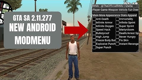 GtaSa 2.11.277 x64 — NEW MODMENU