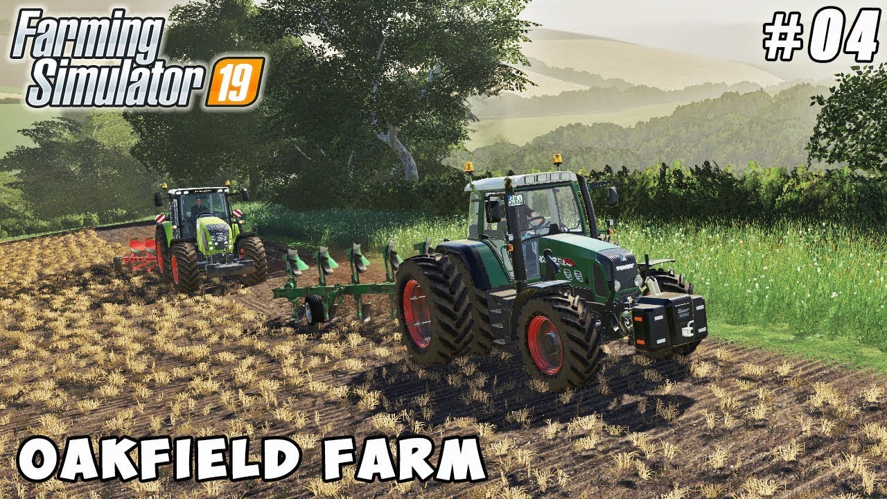 Herbicide spreading, plowing, liming soil | Farming on Oakfield Farm | FS 19 | Timelapse #04 farming simulator 14