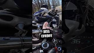 Can you believe this cowboy passed me?      #insta360 #cowboy #hayabusa