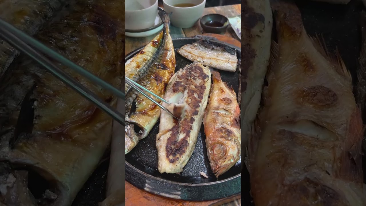 #shorts 고즈넉한 한옥 아래 생선구이 맛집 "대가"