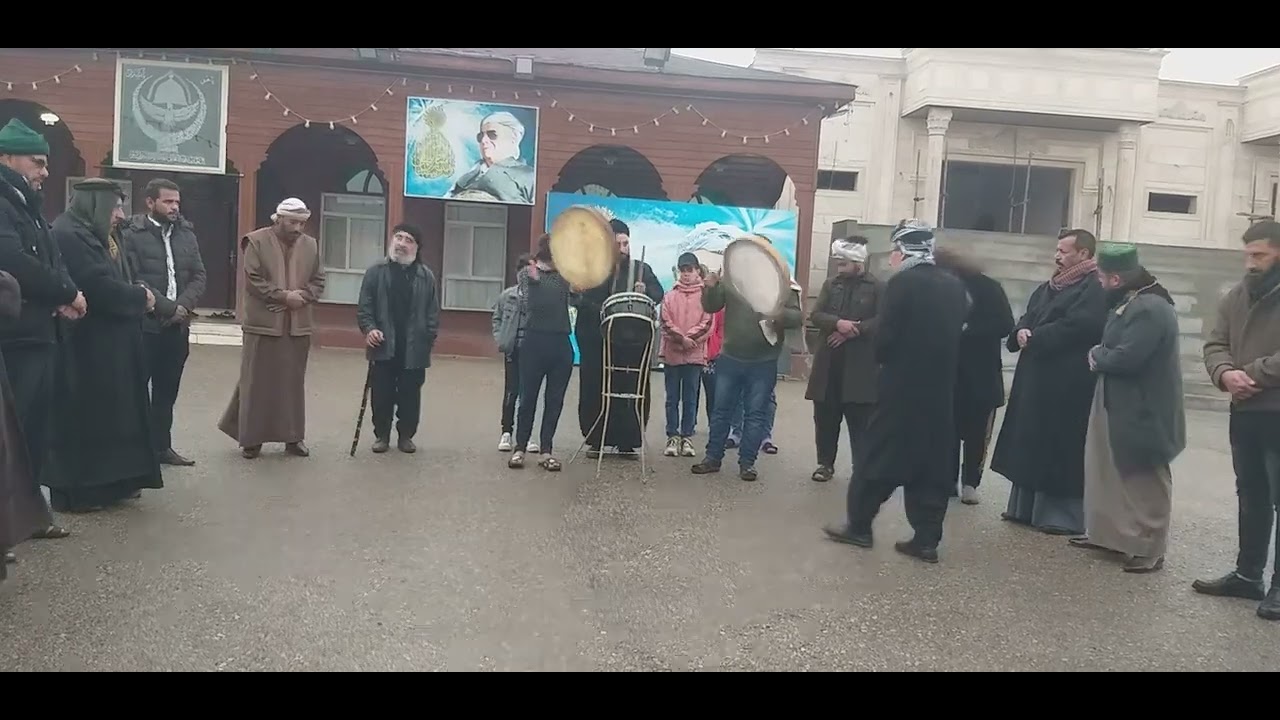 حلقه الذكر في مقر رئاسه الطريقه العليه القادريه الكسنزانيه في السليمانيه