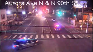 [Traffic Cam] Seattle PD chase 13-year old carjacker!