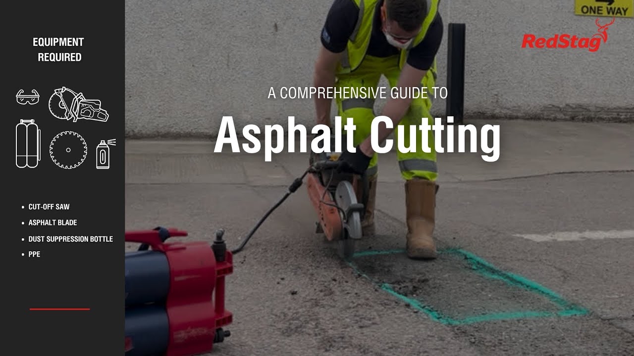 How To Cut Asphalt With Our Specialist Diamond Blades | Red Stag Materials