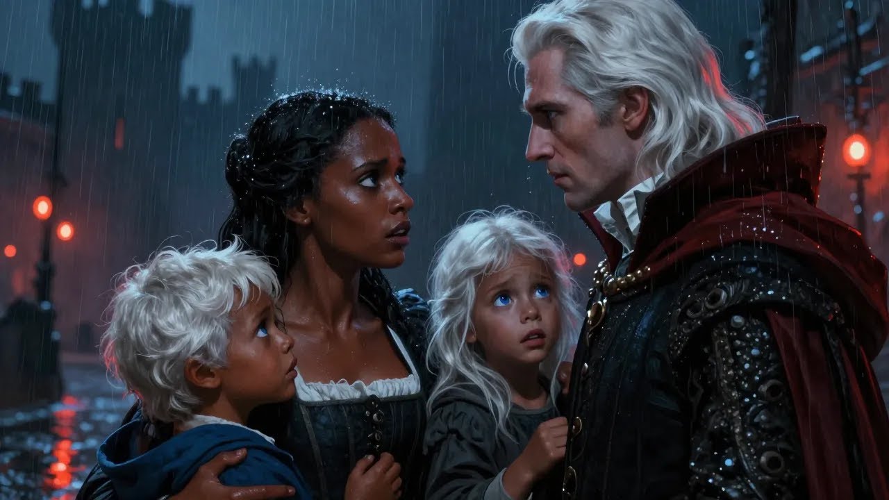 VAMPIRE KING DISCOVERS HE HAS SECRET TWINS WITH THE BLACK MAID HE ONCE ABANDONED.