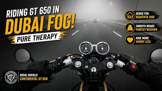 Riding Gt 650 In Dubai Fog - Unreal Experience