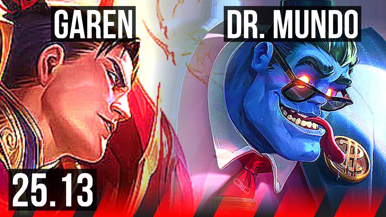 52k GAREN vs DR. MUNDO (TOP) | 52k DMG, 1200+ games, Godlike | EUW Diamond ...
