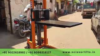 Manual Stacker Scissor Lift