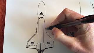 QUARANTINE DOODLE CLUB — Episode 12: Space Shuttle Launch!
