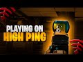 Playing On High Ping 😱 - Pubg Mobile Gun Game