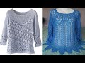 Decent and stylish women summer crochet blouseshirts patron ideas and designasymmetrical top