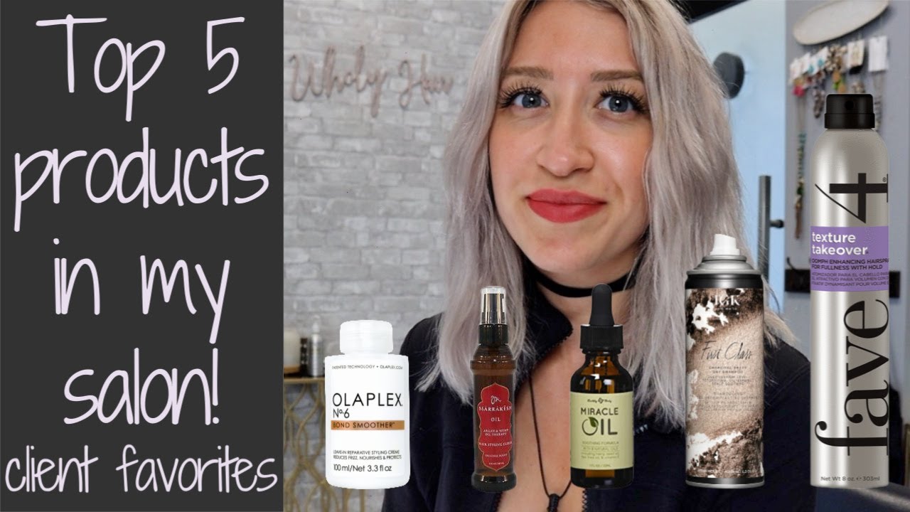 Top 5 BEST SELLING Hair Products at my Salon! - YouTube