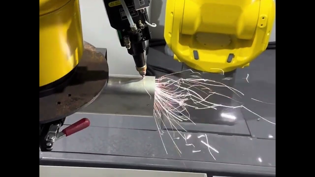 8 Axis Robot Laser Processing System