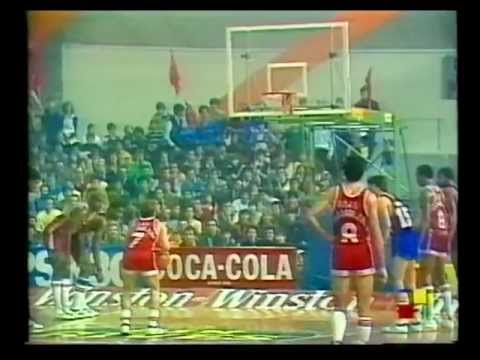CAI Zaragoza-F.C. Barcelona Final Copa del Rey baloncesto 1984