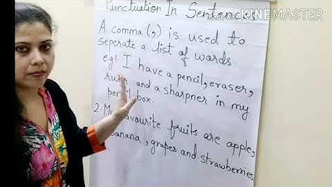 Chapter-4 Punctuation in Sentences (Revision) Class-2 by Rubab Rizvi