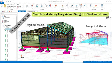 Complete Structural Modeling Analysis and Design of Steel Warehouse Protastructure 2022