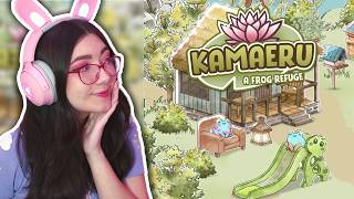 a farming sim...FOR FROGS?! | Kamaeru: a frog refuge