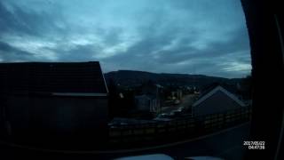 overnight 14 hour time lapse 4k 30fps 1 second every 10 seconds sjcam