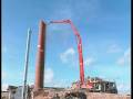 Nkr demolition extreme  supermachine 50 meter long range nkr demolition group  chimney