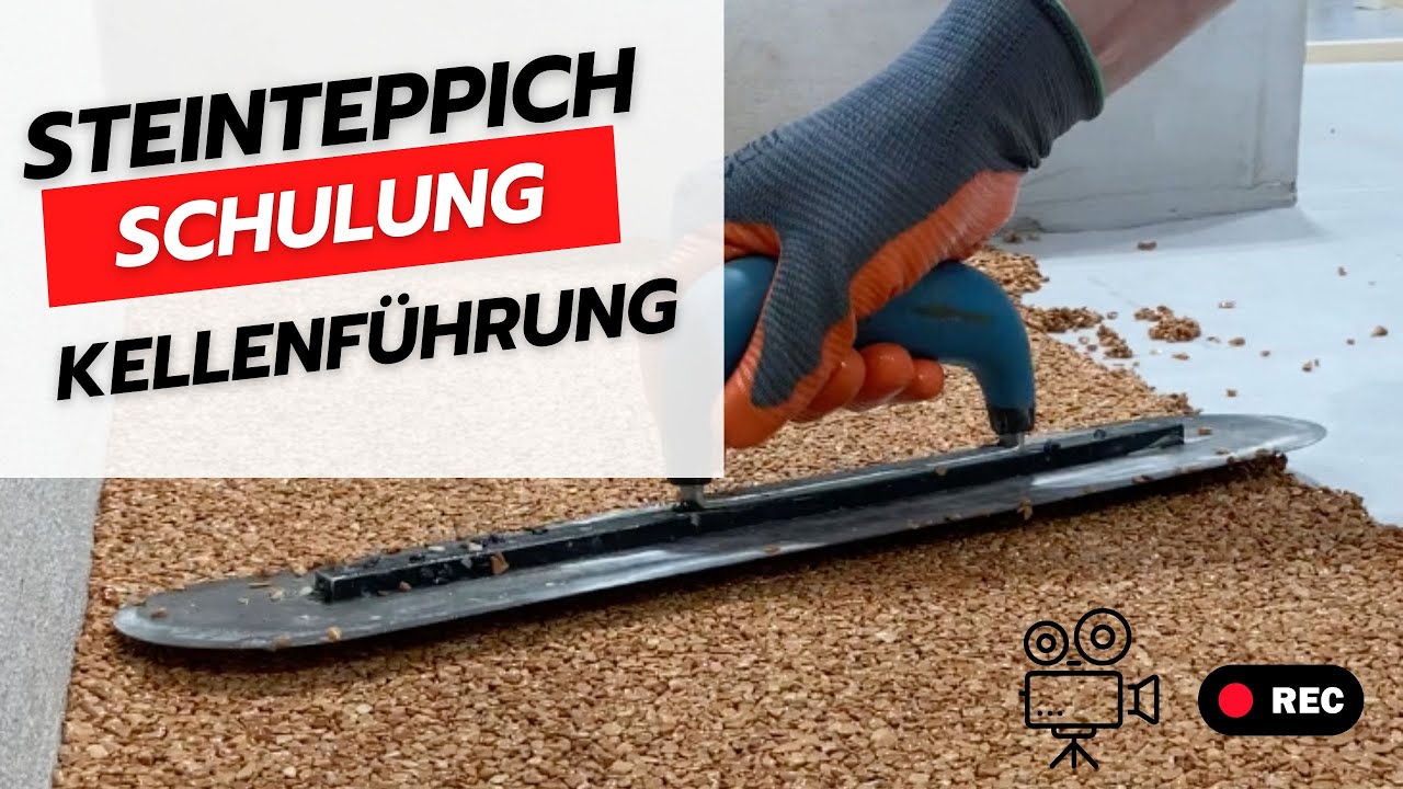 Steinteppich Online Schulung, richtig verlegen lernen
