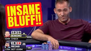 Justin Bonomo Faces All-IN Bluff with his Tournament Life on the Line!