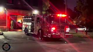 Detroit FD E-59 Responding (Investigation of Smoke)