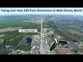 Flying over Hwy 192 from Kissimmee to Walt Disney World