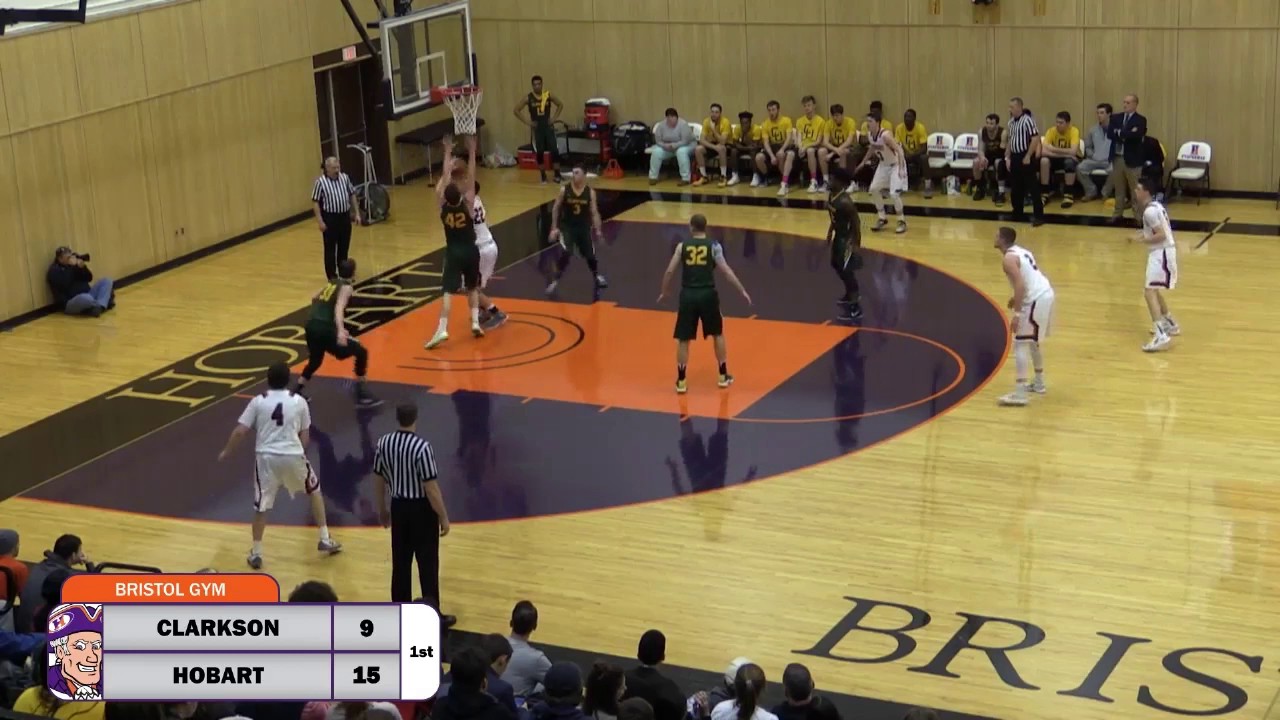 HOBART HIGHLIGHTS Basketball runs by Clarkson YouTube