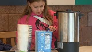 Duluth third grader hosts hot chocolate fundraiser for Chum