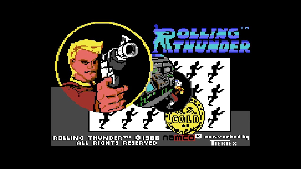 Commodore 64 Longplay [369] Rolling Thunder (EU)