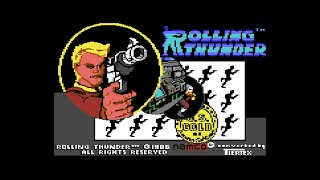 Commodore 64 Longplay [369] Rolling Thunder (EU)