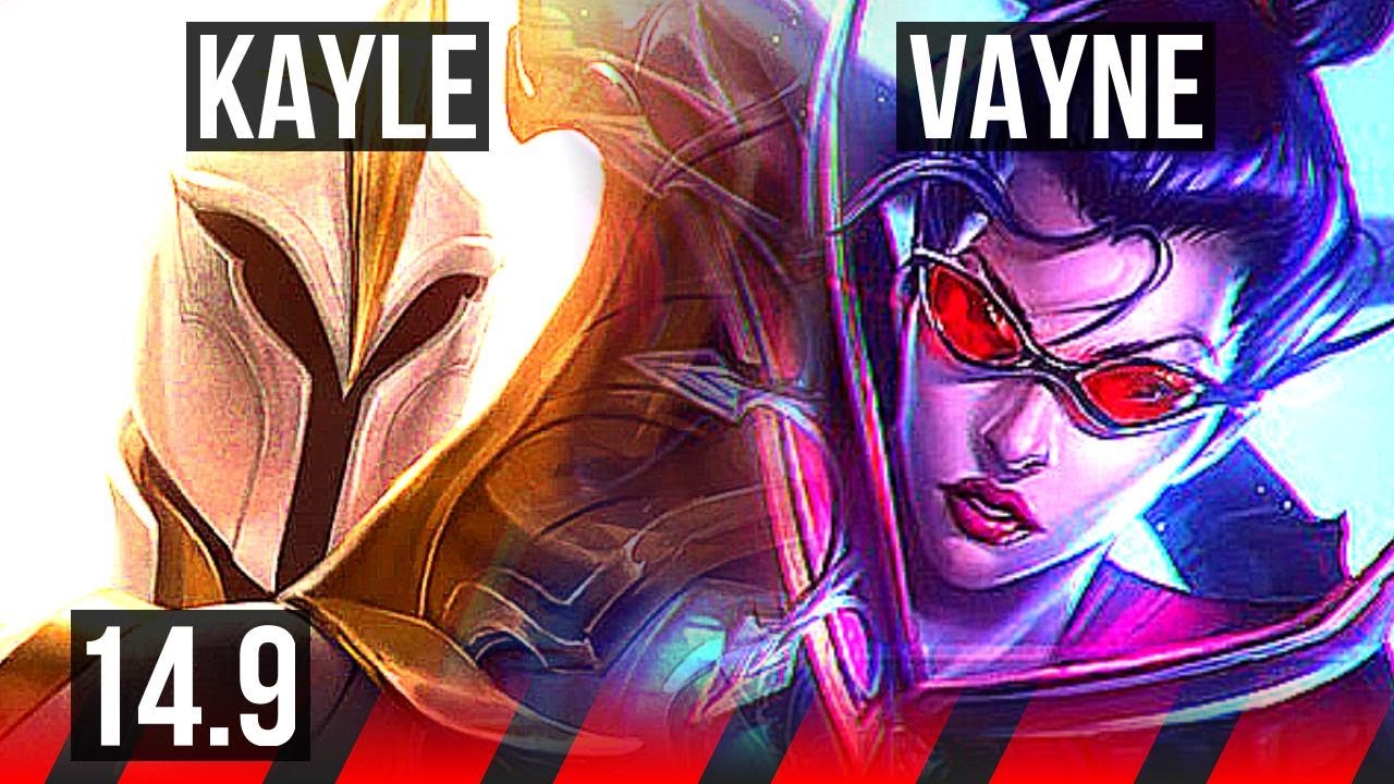 KAYLE vs VAYNE (TOP) | Godlike | EUW Master | 14.9