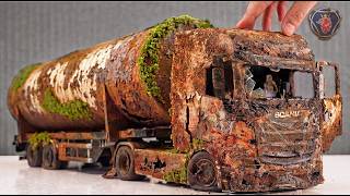 Restoration Abandoned Scania Oil Tanker Truck - Full Transformation