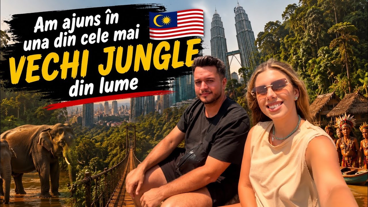 Am dormit în JUNGLA TAMAN NEGARA și am văzut elefanți sălbatici 🐘 Malaezia ne-a șocat 🇲🇾