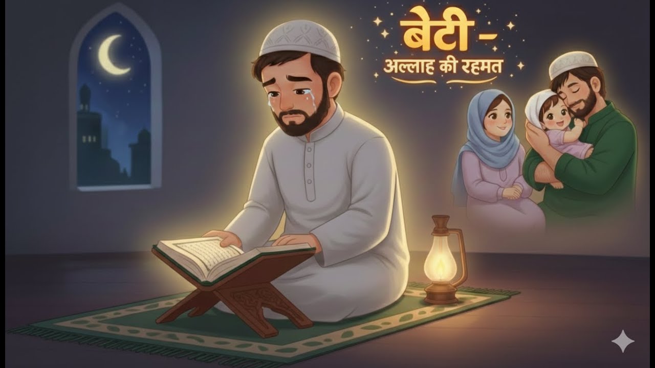बेटी: खामोश बरकत/Daughter: The Silent Blessing/Islamic Cartoon Stories