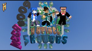 Using Knight V! Hypixel Mega Skywars #9!