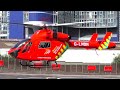 MD Helicopters MD900 Explorer | London Air Ambulance G-LNDN | Landing and Takeoff | Helicopter