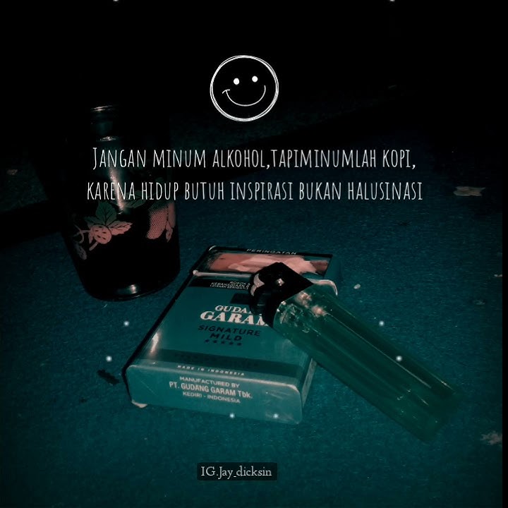 story wa kopi dan rokok