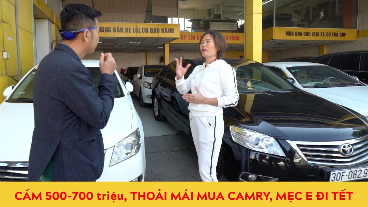 Cầm 500-700 triệu thoải mái mua Camry, 
