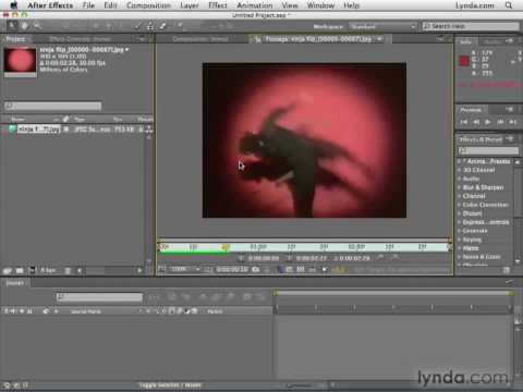 Adobe After Effects CS4 Tutorial 19 - Sequences