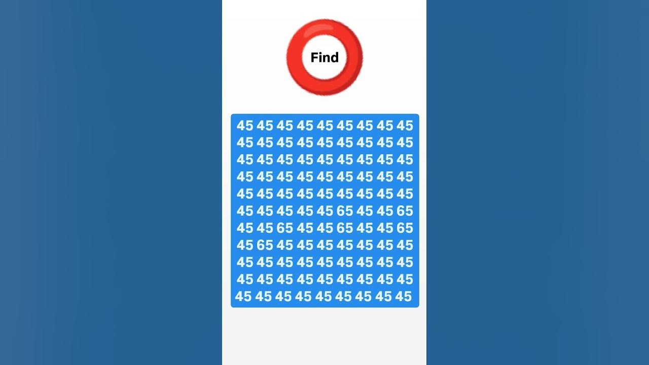 Find unique number youtube
