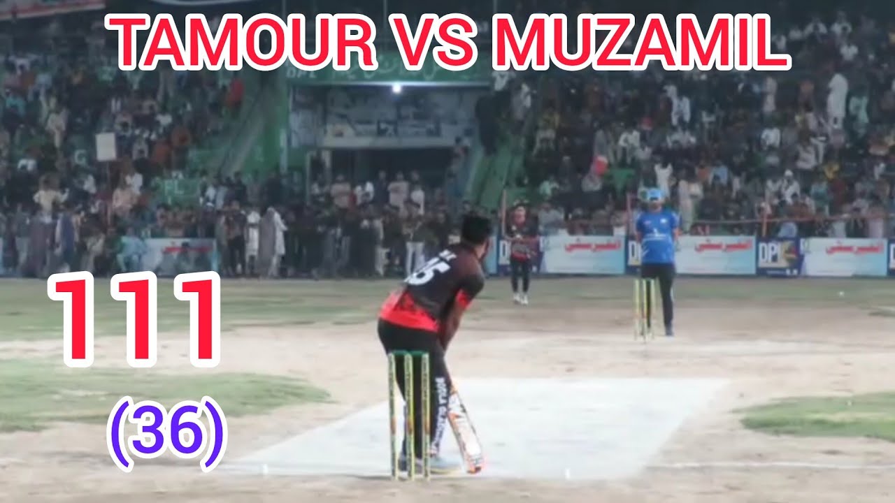 DPL8 TAMOUR MIRZA FAHAD MC VS MUZAMIL KAMOKI SARMAD 111 RUN NEED 36 ...