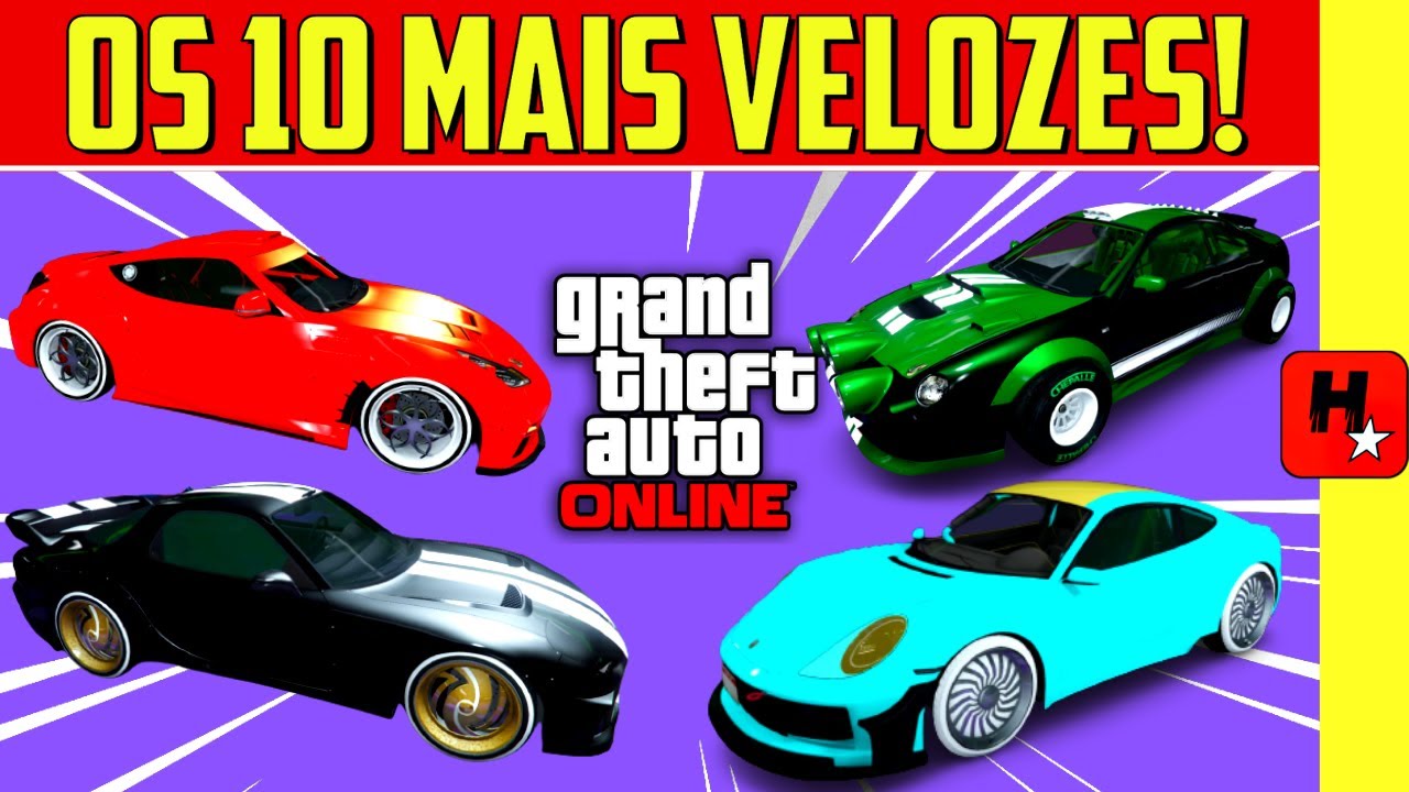 Os 20 carros mais rápidos do GTA V