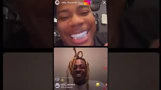 Nelly and Lil Wayne get on IG Live!